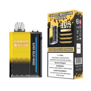 Oxbar Rocky Vapor 20k Super Sour Mango Dis