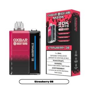 Oxbar Rocky Vapor 20k Strawberry GB Dis
