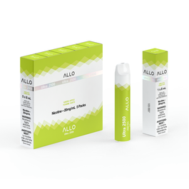 Allo 2.5k 20mg Green Apple Dis