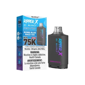 Ripper X 75k Bomb Blue Razz Ice Pod