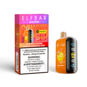 Elf bar 20k Sour Razz Orange Dis