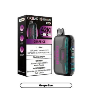 Oxbar Rocky Vapor 42k Grape Ice Dis