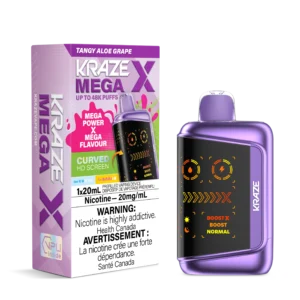 Kraze X Mega 48k Tangy Aloe Grape Dispo