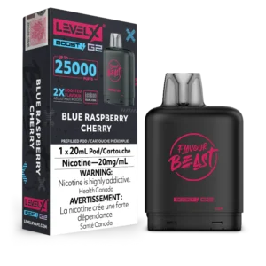 Level X 25k Blue Raspberry Cherry Pod (AB)