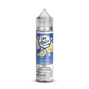 The Ratio 60ml 6mg Lemon Blue Raspberry Menthol Juice