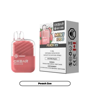 Oxbar Mini 1200 Peach Ice Dispo