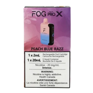 Fog Pro X 50k Peach Blue Razz Dispo