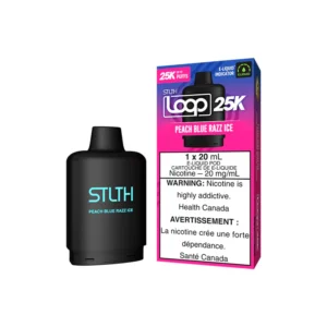 Stlth Loop 25k Peach Blue Razz Ice Pod