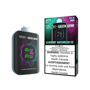 Stlth + Geek Bar 80k Blueberry Watermelon Ice Dispo