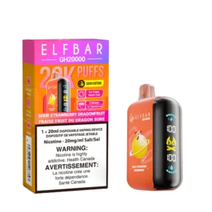 Elf Bar 20k Sour Strawberry Dragonfruit Dis