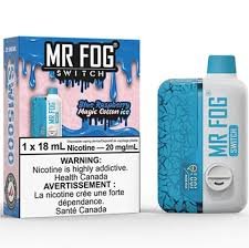 Mr Fog Switch 15k Blue Raspberry Magic Cotton Ice Dis