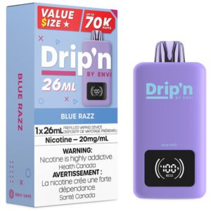 Drip'n 70K Blue Razz Dispo.