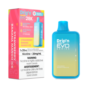 Drip'n Evo 28k Strawberry Banana Mango Ice Dispo (AB)