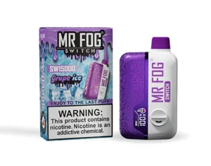Mr Fog Switch 15k 0mg Grape Ice Dispo
