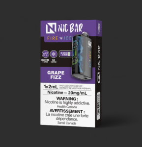 Fire 'N Ice Nic Bar Grape Fizz Dis