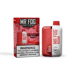 Mr Fog Switch 15k 0mg Strawberry Berry Dis