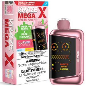 Kraze X Mega 48k Tangy Strawberry Watermelon G Ice Dispo