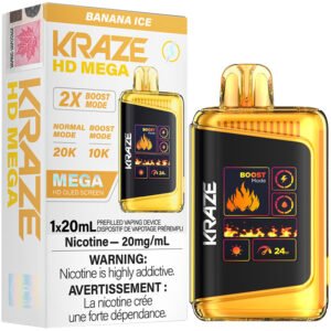Kraze HD Mega 20k Banana Ice Dispo (AB)