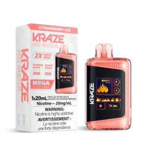 Kraze HD Mega 20k Strawberry Ice Dispo