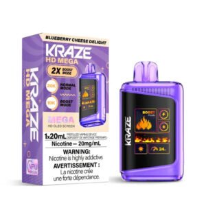 Kraze HD Mega 20k Blueberry Cheese Delight Dispo (AB)
