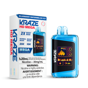 Kraze HD Mega 20k Blueberry Watermelon Ice Dispo (AB)