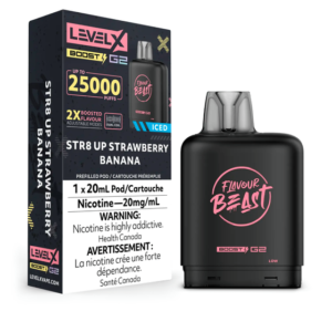 Level X 25k Str8 Up Strawberry Banana