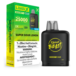 Level X 25k Super Sour Lemon Pods