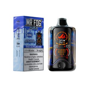Mr Fog Aura 60k Sour Shock Blue Raspberry Dispo