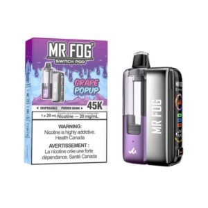 Mr Fog Switch 45k Kit Grape Pop Up Pod