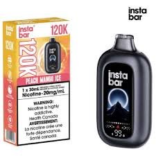 Insta Bar 120k Peach Mango Ice Dis