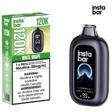 Insta Bar 120k White Grape Dis
