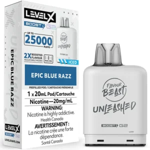 Level X 25k Epic Blue Razz Pod