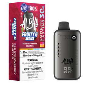 Flavour Beast Alpha 80k Red Strawberry Fruity G Dis