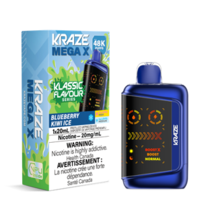 Kraze Mega X 48k Blueberry Kiwi Ice Dis