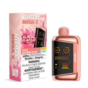 Kraze Mega X 48k Peach Watermelon Ice Dis