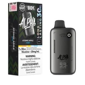 Flavour Beast Alpha 80k Atomic Apple Dis CAN