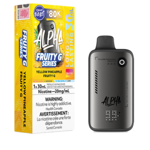 Flavour Beast Alpha 80k Yellow Pineapple Fruity G Dis