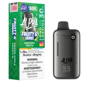 Flavour Beast Alpha 80k Green Apple Fruity G Dispo