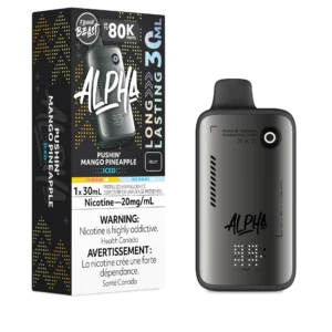 Flavour Beast Alpha 80k Pushin Mango Pineapple Dis CAN