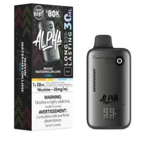 Flavour Beast Alpha 80k Wavin Watermelon Lime Dis CAN