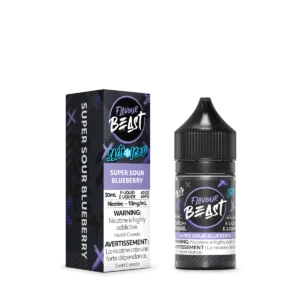 Flavour Beast 30ml 10mg Super Sour Blueberry Juice.