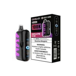 Oxbar 100k Grape Ice Dis