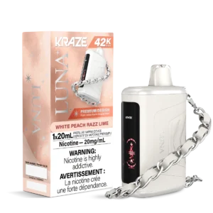 Kraze Luna 42k White Peach Razz Lime Dispo