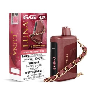 Kraze Luna 42k Scarlet Cherry G Ice Dispo CAN