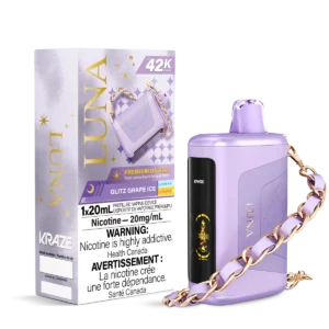 Kraze Luna 42k Glitz Grape Ice Dispo CAN
