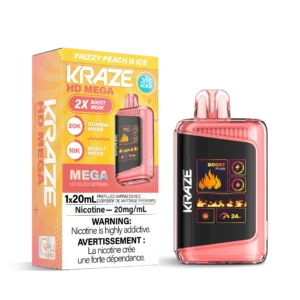 Kraze HD Mega 20k Frizzy Peach G Ice Dis CAN