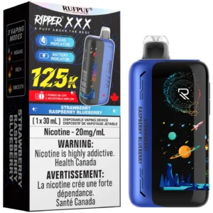 Ripper XXX 125K Strawberry Raspberry Blueberry Dispo
