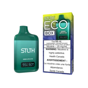 Stlth Eco Box 10ml Green Apple Ice Dis
