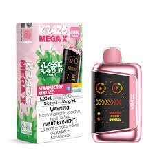 Kraze Mega X 48k Strawberry Kiwi Ice Dis