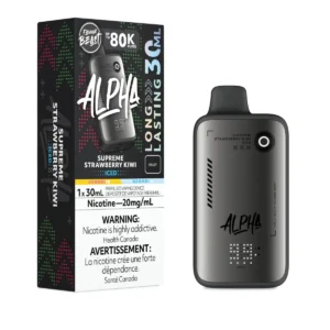 Flavour Beast Alpha 80k Supreme Strawberry Kiwi Dis CAN